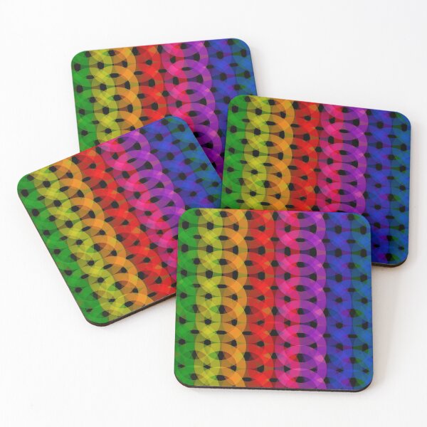 Item preview, Dark rainbow rings designed and sold by IndigoAndSparks.
