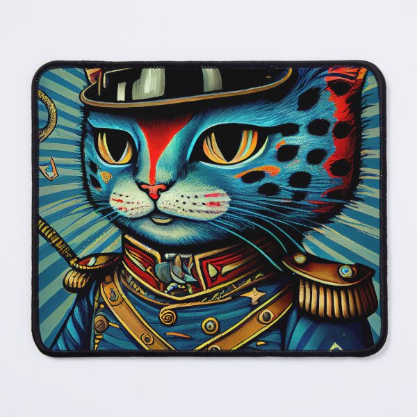 Item preview, Blue Cat Soldier in Uniform designed and sold by dholzric.