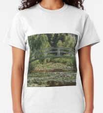 Claude Monet, French, 1840-1926 'The Japanese Footbridge and the Water Lily Pool, Giverny' Classic T-Shirt