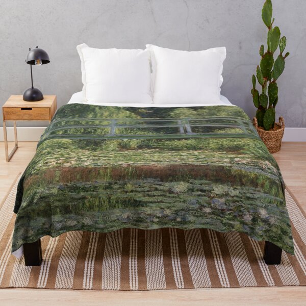 Item preview, Claude Monet, French, 1840-1926  'The Japanese Footbridge and the Water Lily Pool, Giverny' designed and sold by Vintage Designs +.