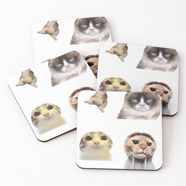 Item preview, Funny cat sticker pack designed and sold by StipeJ.
