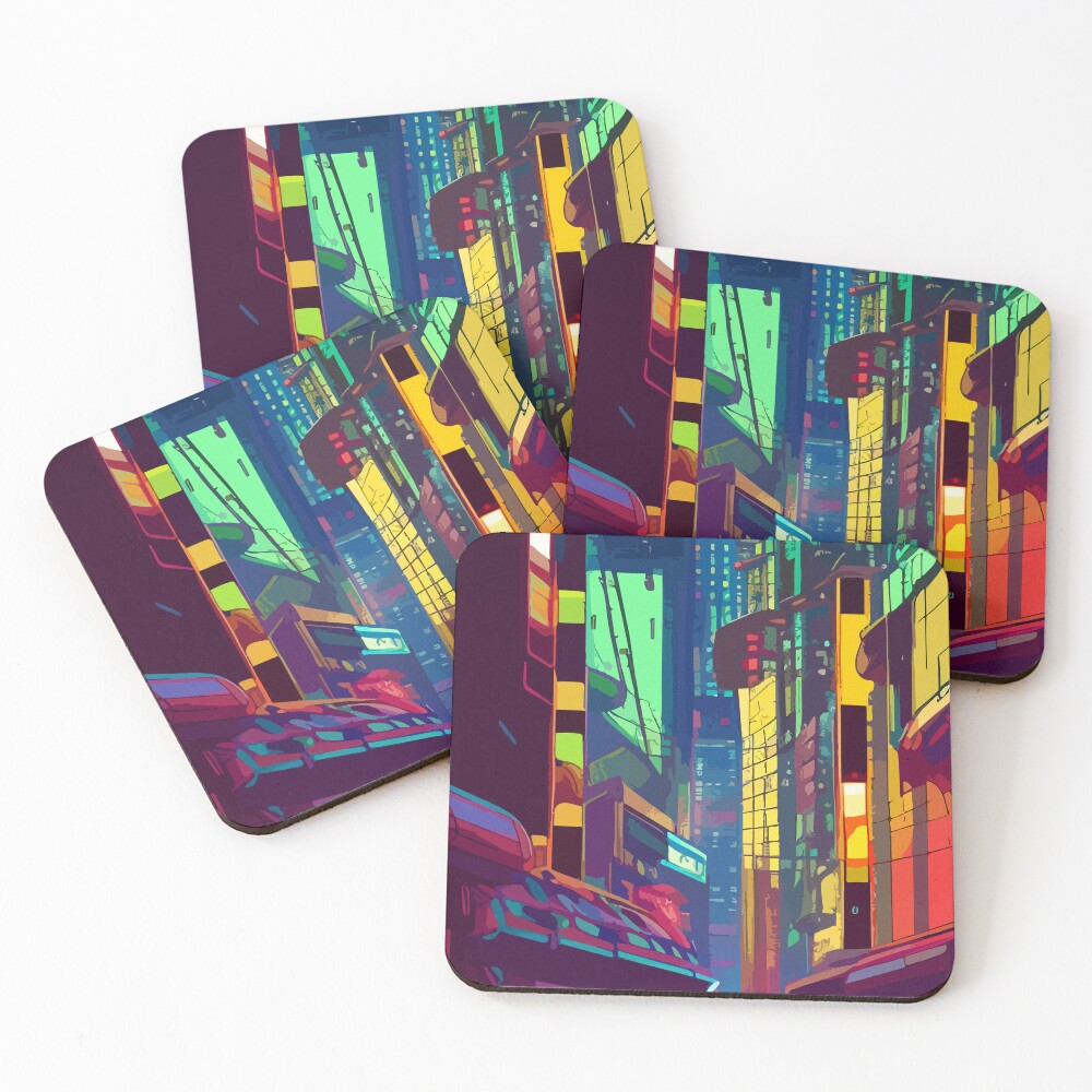 Item preview, Coasters (Set of 4) designed and sold by DistortedBrain.
