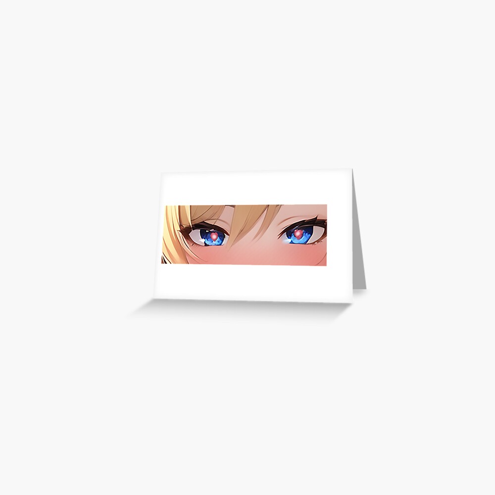 seductive look anime Greeting Card for Sale by mnemosynekoto | Redbubble