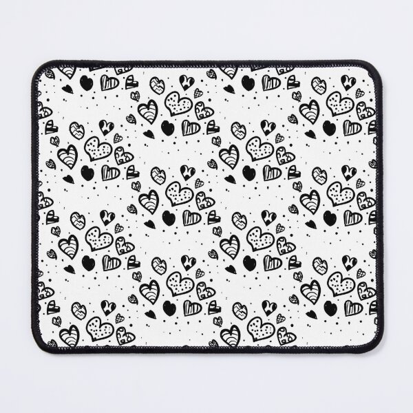 Item preview, Hand Drawn Doodle Hearts Valentine Love Pattern designed and sold by risingrocket.