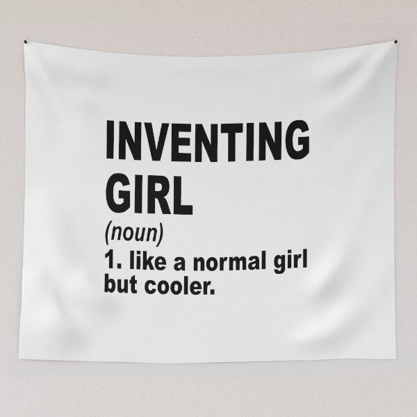 Item preview, Inventing Girl Like A Normal Girl But Cooler,Inventing Lovers Gift designed and sold by Dogs Geeky⭐⭐⭐⭐⭐.