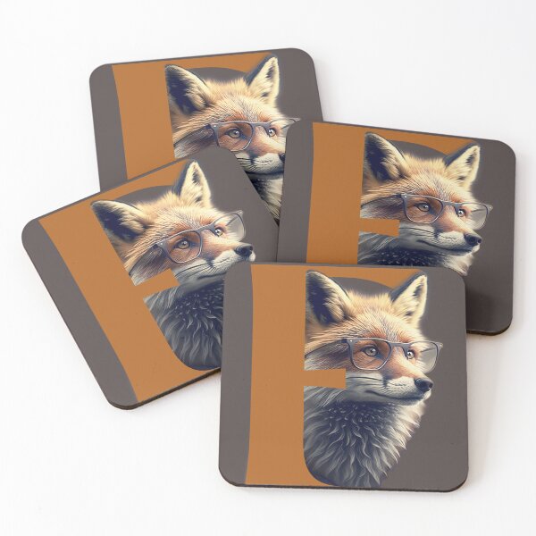 Item preview, Hipster Fox with Glasses  designed and sold by wolfnme.