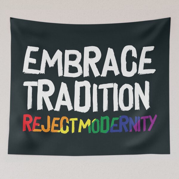 Item preview, Reject modernity embrace tradition designed and sold by Lefteris Betsis.