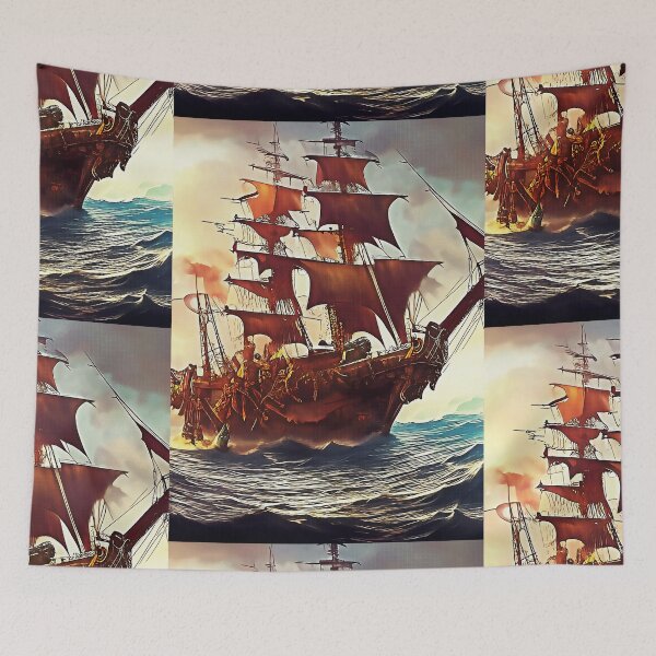 Item preview, Marionn Royal Red Sea Pirate Ship designed and sold by the-alfiere.