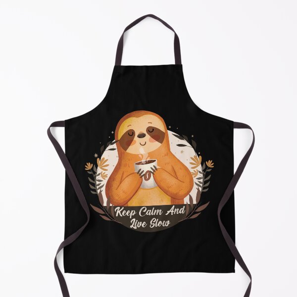 Item preview, Keep Calm And Live Slow- sloth mood designed and sold by NawalMagdy.