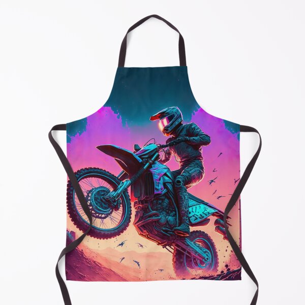 Item preview, Cyber Future Dirt Bike With Neon Colors designed and sold by KoolArtDistrict.