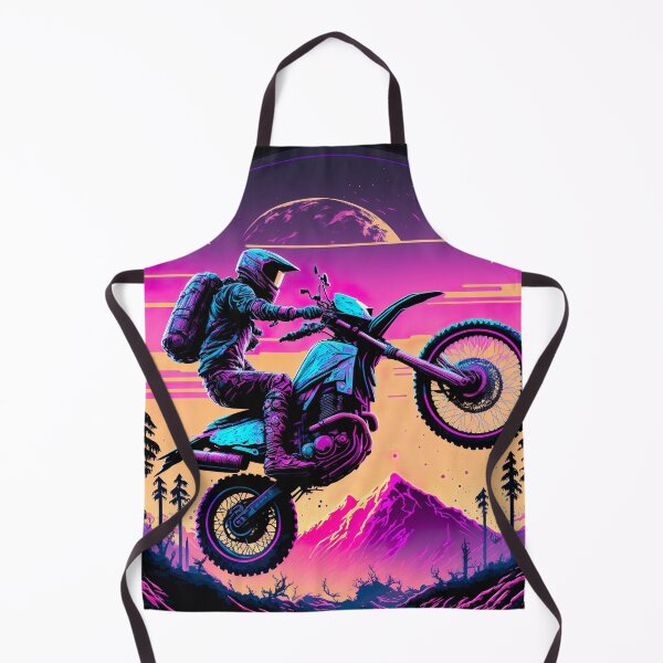 Item preview, Cyber Future Dirt Bike With Neon Colors designed and sold by KoolArtDistrict.