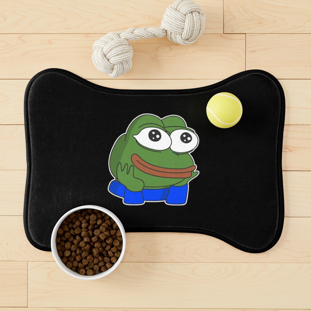 Bored poggers emote - peepo pepega twitch discord frog Art Board