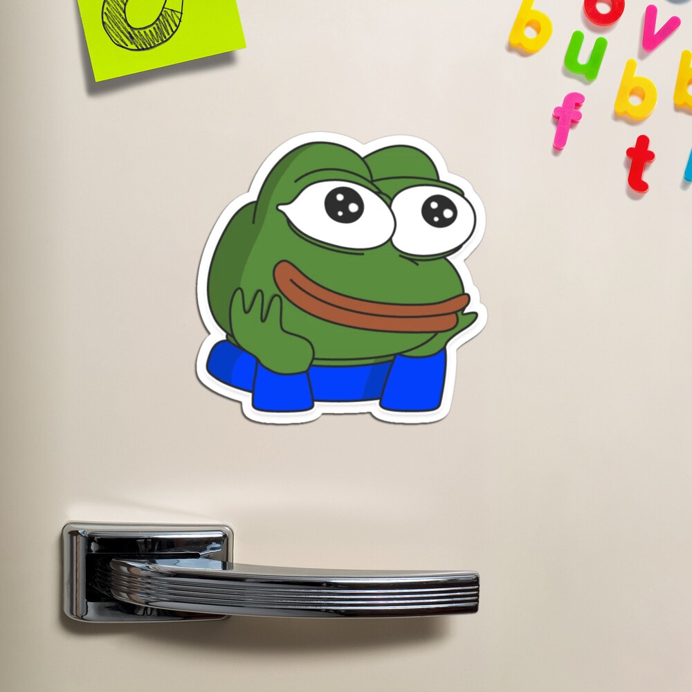 Bored poggers emote - peepo pepega twitch discord frog Hardcover