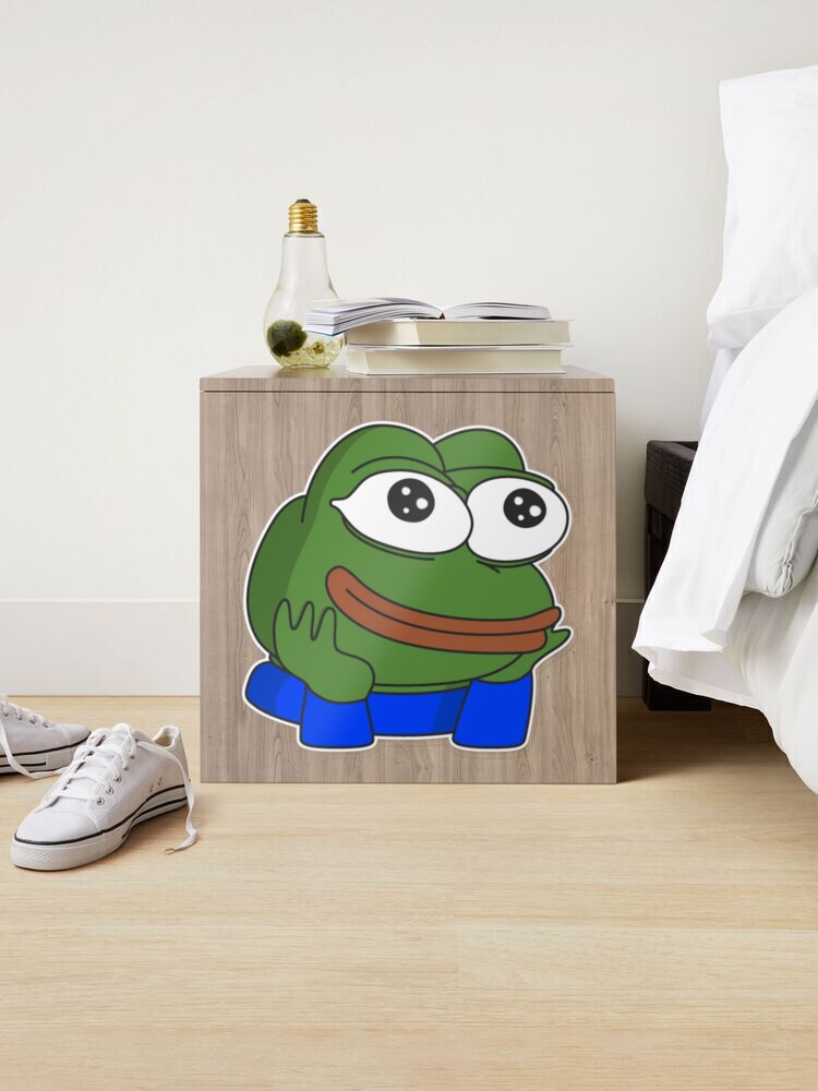 Peepo Blanket - pepeblanket pepega twitch discord frog Art Board