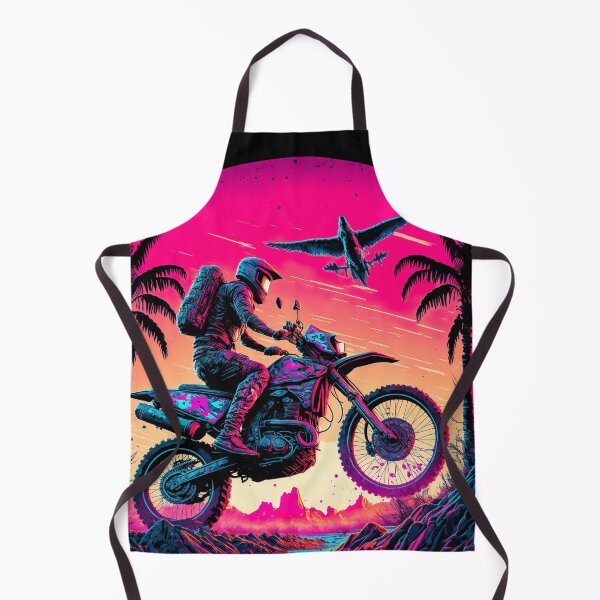 Item preview, Cyber Future Dirt Bike With Neon Colors designed and sold by KoolArtDistrict.