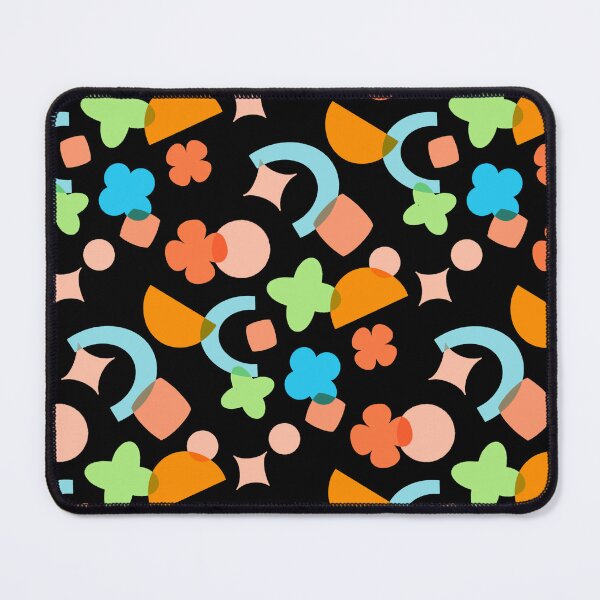 Item preview, Funky Shapes Pattern (Black) designed and sold by GumptionRoad.