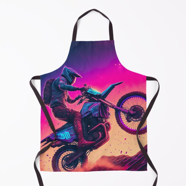 Item preview, Cyber Future Dirt Bike With Neon Colors designed and sold by KoolArtDistrict.