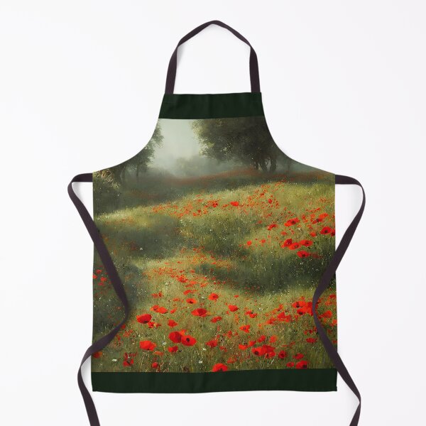 Item preview, August Poppy Field designed and sold by FamiliarPufferfish.