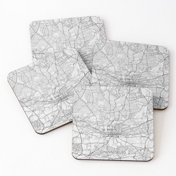 Item preview, Johannesburg City Map of South Africa - Light designed and sold by deMAP.