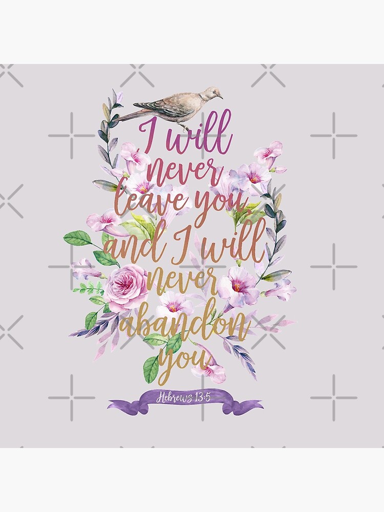 HEBREWS 13:5 by JenielsonDesign