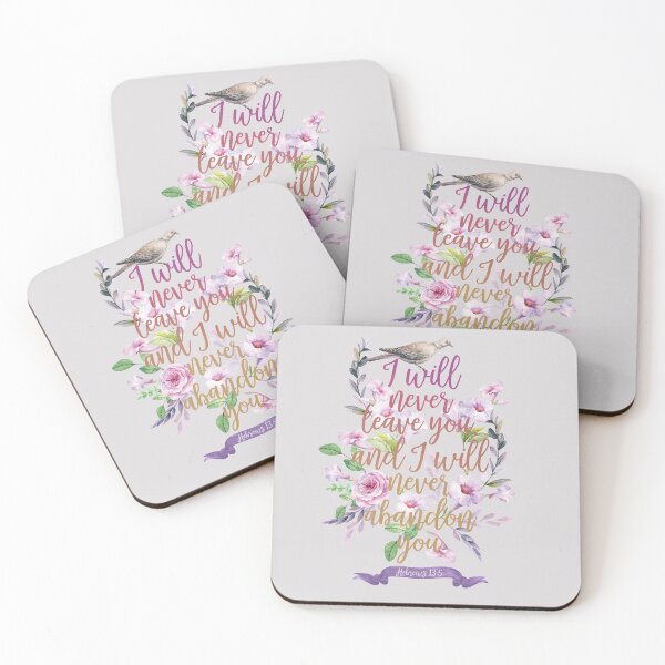 Item preview, HEBREWS 13:5 designed and sold by Paper Bee Gift Shop.