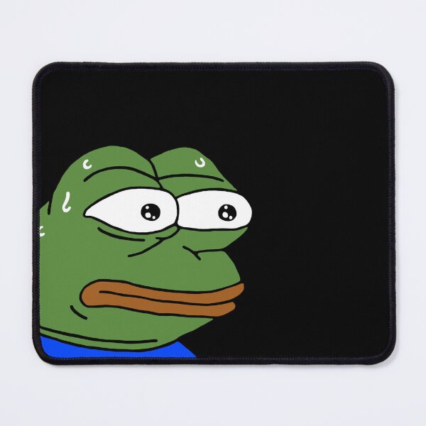 Item preview, nervous poggers emote - peepo pepega twitch discord frog designed and sold by rmpk101.