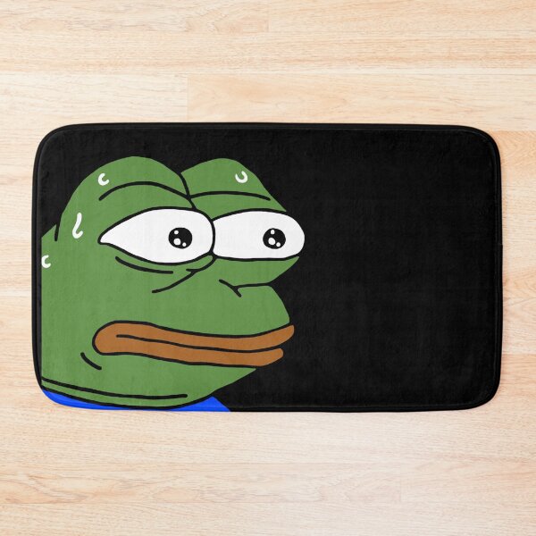 Item preview, nervous poggers emote - peepo pepega twitch discord frog designed and sold by rmpk101.