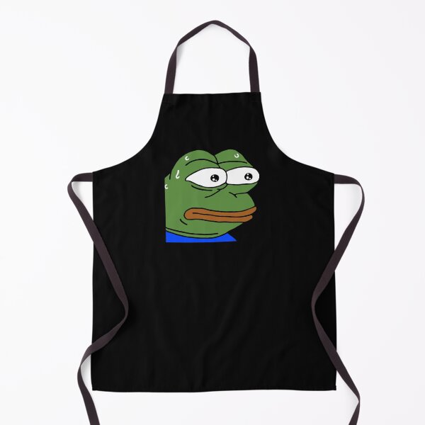 Item preview, nervous poggers emote - peepo pepega twitch discord frog designed and sold by rmpk101.