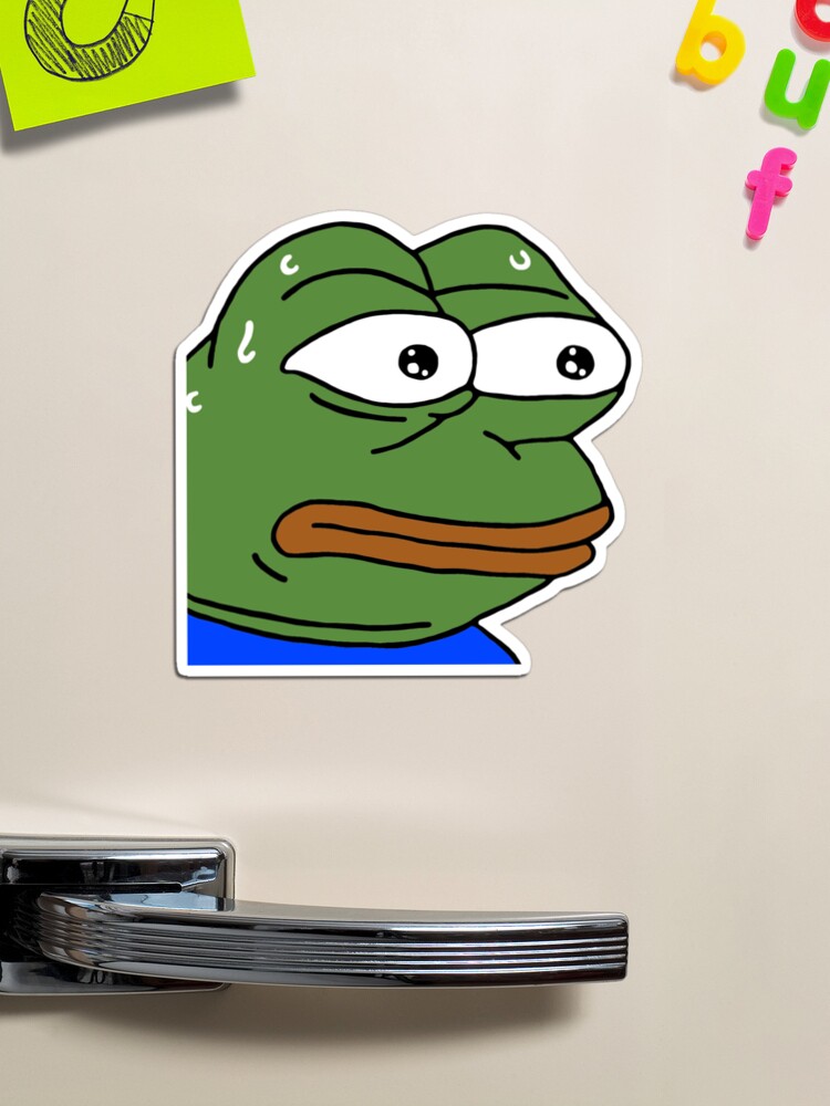 nervous poggers emote - peepo pepega twitch discord frog Art