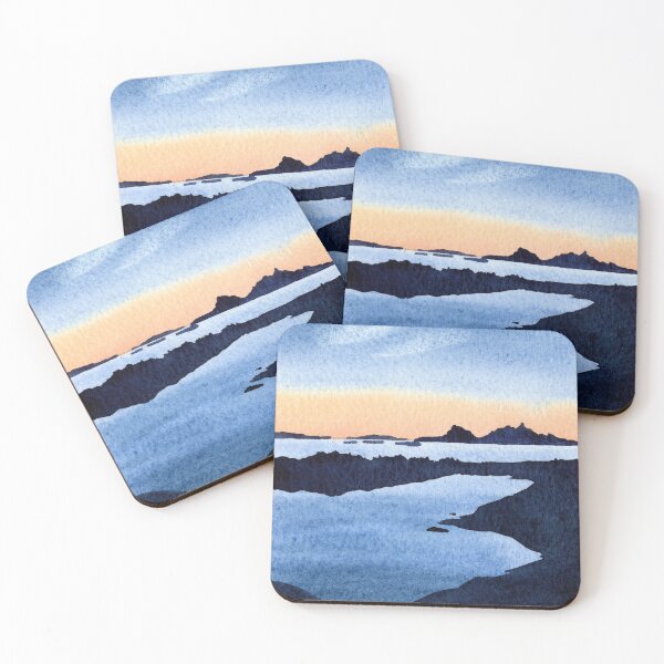 Item preview, Watercolor Norway sunset designed and sold by sabine84.