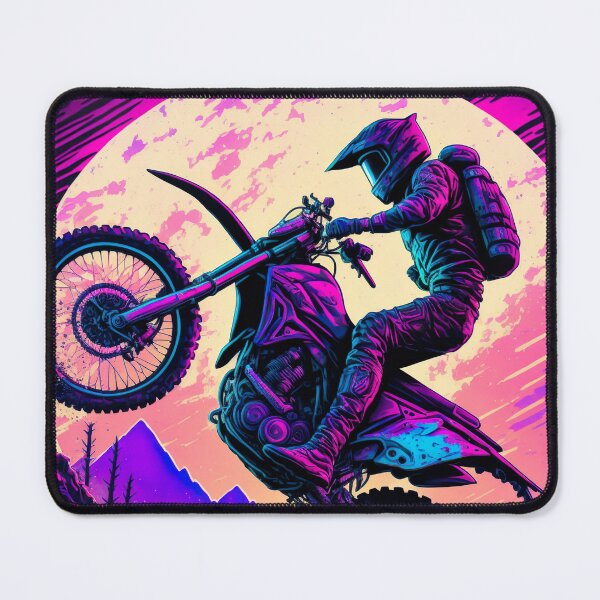 Item preview, Cyber Future Dirt Bike With Neon Colors designed and sold by KoolArtDistrict.