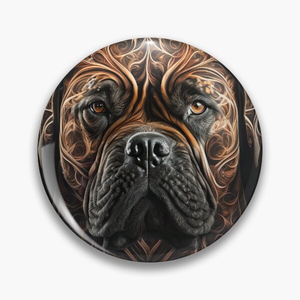 Item preview, A Fractal Design of A Bullmastiff designed and sold by Daniel Leighton.