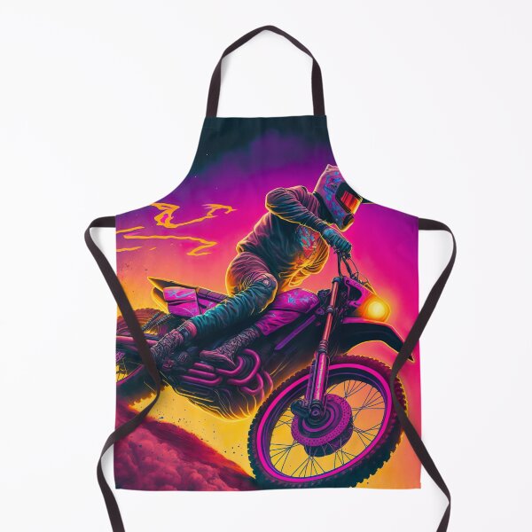 Item preview, Cyber Future Dirt Bike With Neon Colors designed and sold by KoolArtDistrict.
