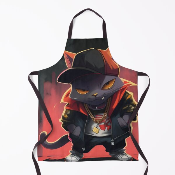 Item preview, Gangsta Cat in Red designed and sold by MythicPrompts.