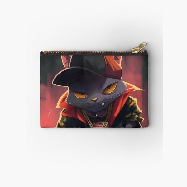 Item preview, Gangsta Cat in Red designed and sold by MythicPrompts.