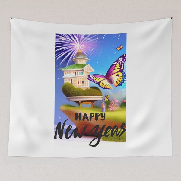 Item preview,  New Year Eve Sticker 2023 designed and sold by SociableAnimals.