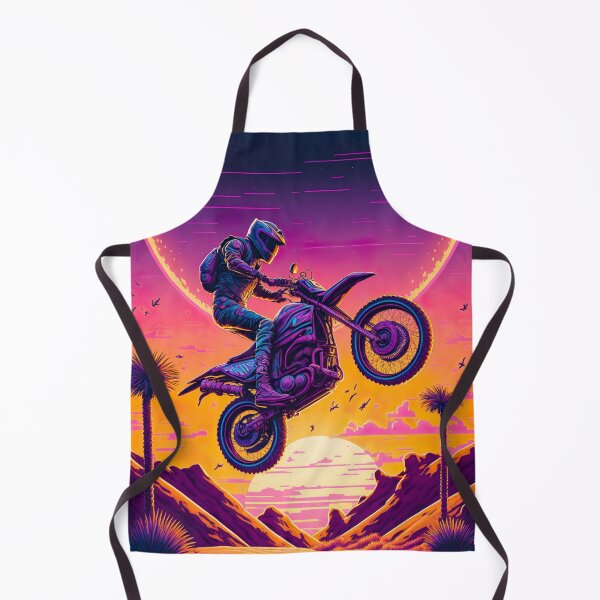 Item preview, Cyber Future Dirt Bike With Neon Colors designed and sold by KoolArtDistrict.