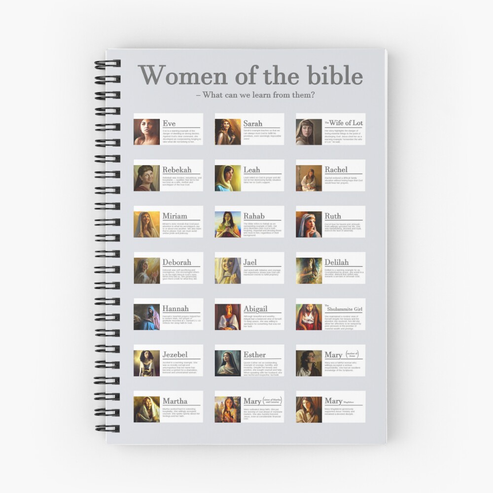 "Women of the bible - What can we learn from them? (Bible chart ...