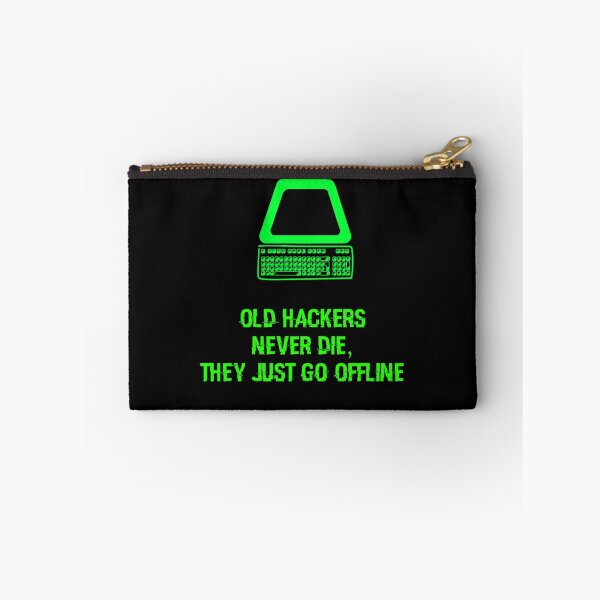 Item preview, Old hackers never die they just go offline designed and sold by enigma3a.