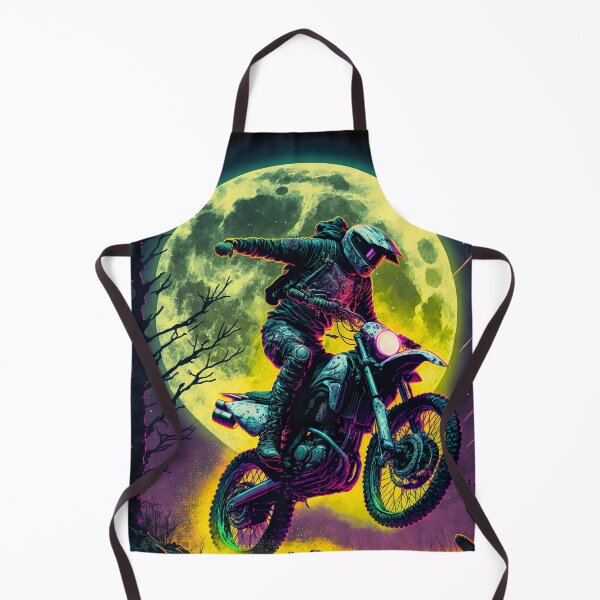 Item preview, Cyber Future Dirt Bike With Neon Colors designed and sold by KoolArtDistrict.