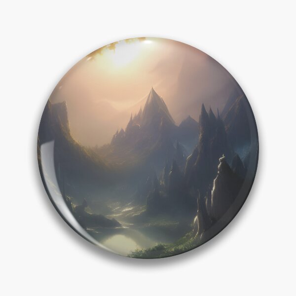 Item preview, Fantasy Dark Garden under the mountains! designed and sold by DEKA777.
