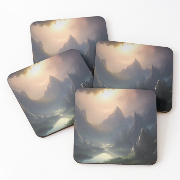 Item preview, Fantasy Dark Garden under the mountains! designed and sold by DEKA777.