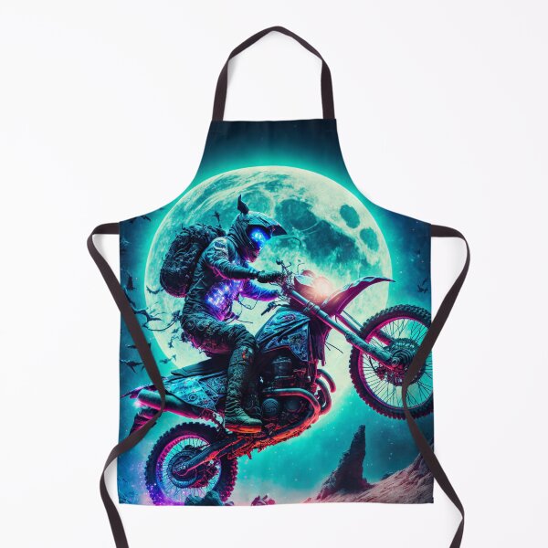 Item preview, Cyber Future Dirt Bike With Neon Colors designed and sold by KoolArtDistrict.