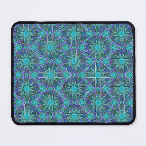 Item preview, Blue and Purple Islamic Tile Pattern designed and sold by Gingezel.