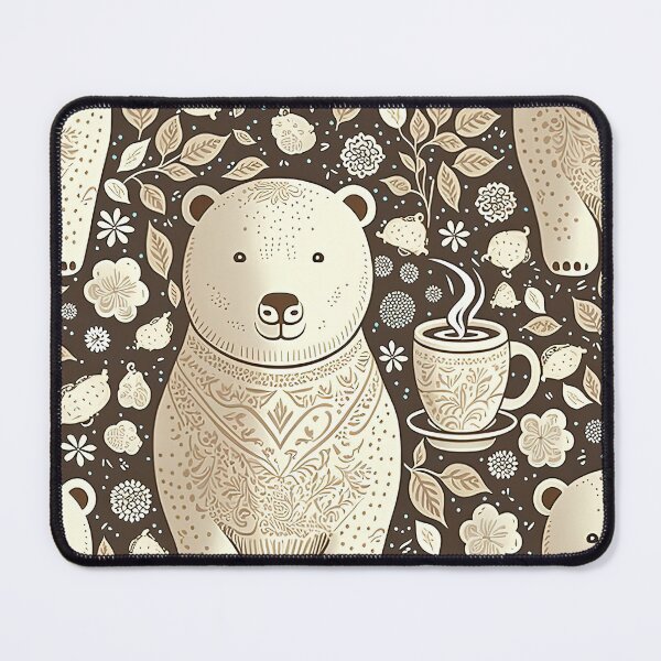 Item preview, Polar Bear and Coffee Design designed and sold by Juliascutecornr.