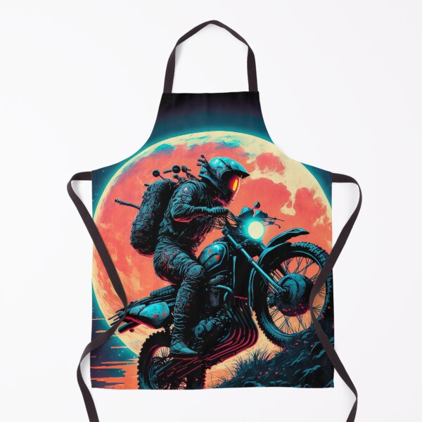 Item preview, Cyber Future Dirt Bike With Neon Colors designed and sold by KoolArtDistrict.