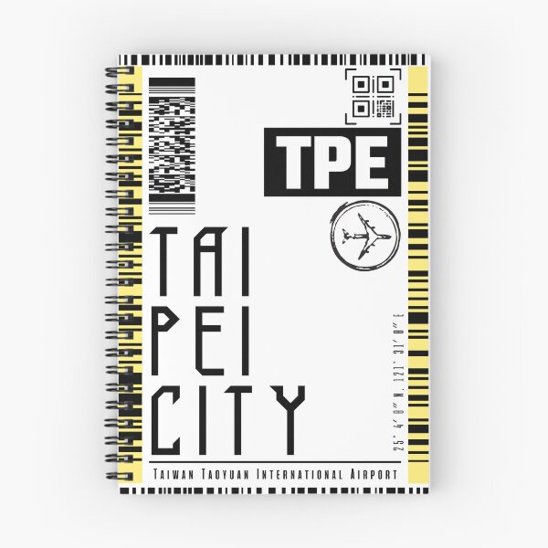 Item preview, TAIPEI CITY boarding pass Luggage sticker designed and sold by LeddsoDello.