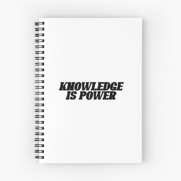 Item preview, Knowledge is power (black) designed and sold by didijuca.