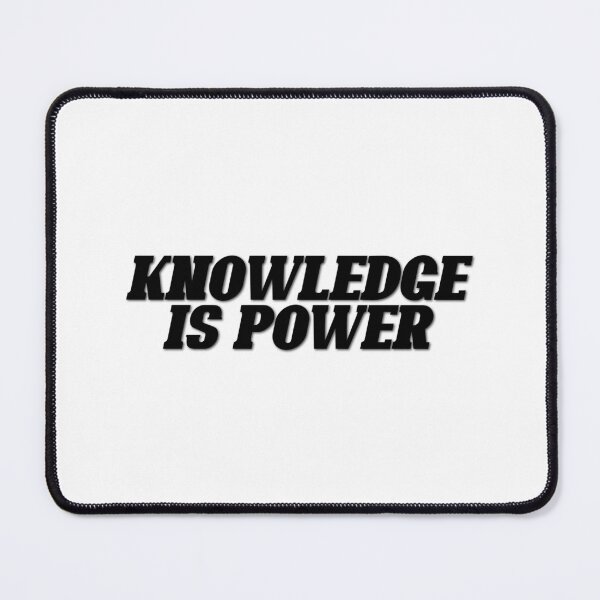 Item preview, Knowledge is power (black) designed and sold by didijuca.