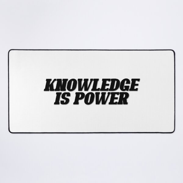 Item preview, Knowledge is power (black) designed and sold by didijuca.